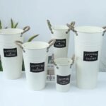 Maceta de Acero Estilo Vintage JOYWOOD