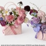Bolsa de Cartón Elegante e Impermeable JOYWOOD con Diseño Floral